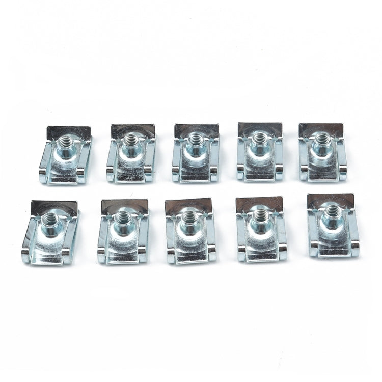 A6827 40 in 1 Car / Motorcycle Clip Nuts B-Shaped Clip Nut, A6827