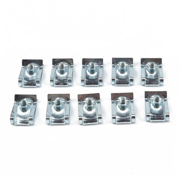 A6827 40 in 1 Car / Motorcycle Clip Nuts B-Shaped Clip Nut, A6827