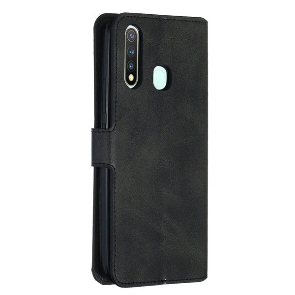 Classic Calf Texture Horizontal Flip PU Leather Case, with Holder & Card Slots & Wallet, For Vivo Y19 / U3, For Vivo U10 / Y15 / Y17 / Y3, For OPPO A9 (2020) / A5 (2020) / A11x, For OPPO F11 Pro / R19