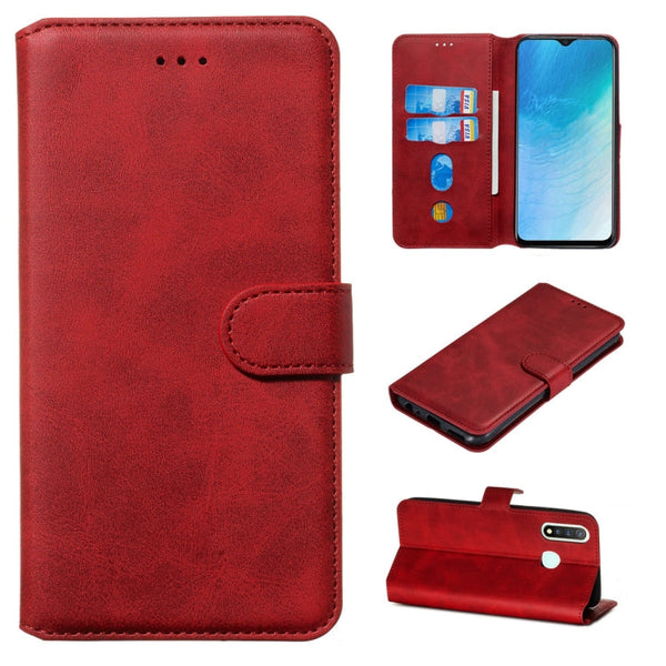 Classic Calf Texture Horizontal Flip PU Leather Case, with Holder & Card Slots & Wallet, For Vivo Y19 / U3, For Vivo U10 / Y15 / Y17 / Y3, For OPPO A9 (2020) / A5 (2020) / A11x, For OPPO F11 Pro / R19