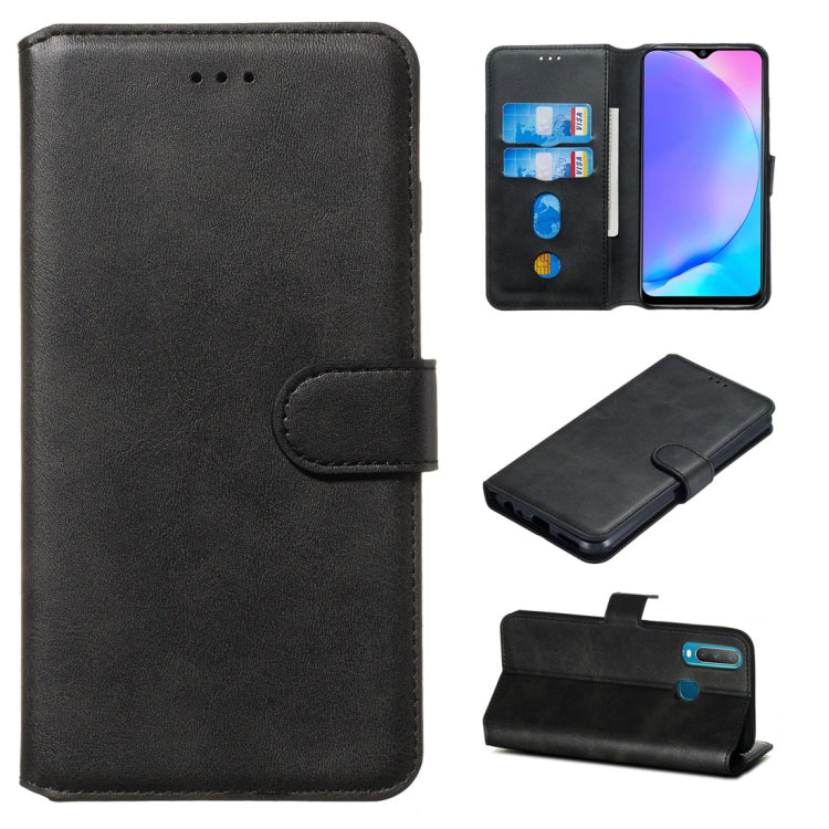 Classic Calf Texture Horizontal Flip PU Leather Case, with Holder & Card Slots & Wallet, For Vivo Y19 / U3, For Vivo U10 / Y15 / Y17 / Y3, For OPPO A9 (2020) / A5 (2020) / A11x, For OPPO F11 Pro / R19