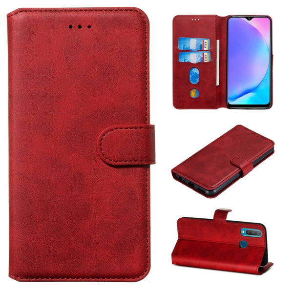 Classic Calf Texture Horizontal Flip PU Leather Case, with Holder & Card Slots & Wallet, For Vivo Y19 / U3, For Vivo U10 / Y15 / Y17 / Y3, For OPPO A9 (2020) / A5 (2020) / A11x, For OPPO F11 Pro / R19