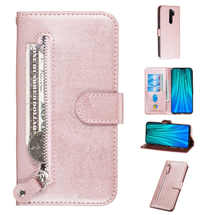Fashion Calf Texture Zipper Horizontal Flip PU Leather Case, with Holder & Card Slots & Wallet, For Xiaomi Redmi Note 8, For Xiaomi Redmi Note 8 Pro, For Galaxy A10s, For Galaxy A20s