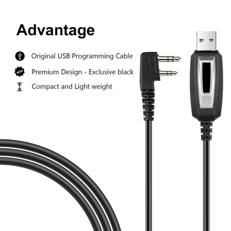 RETEVIS J9110P Dedicated USB Programming Cable for RT3S Series EDA0014386 / EDA0014407, J9110P