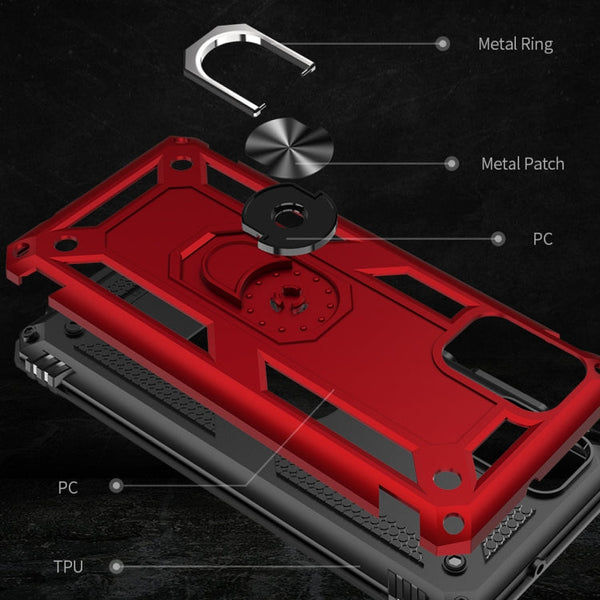Armor Shockproof TPU + PC Protective Case with 360 Degree Rotation Holder, For Galaxy A51, For Xiaomi Mi CC9 Pro