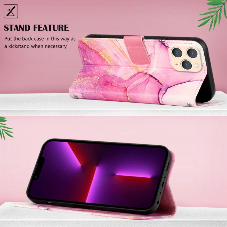 PT003 Marble Pattern Flip Leather Phone Case