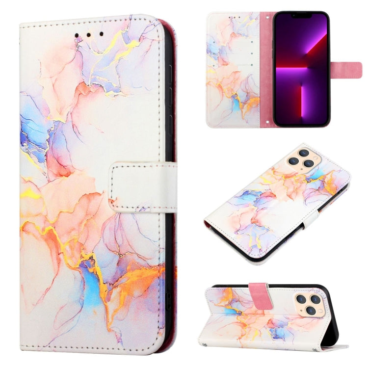 PT003 Marble Pattern Flip Leather Phone Case