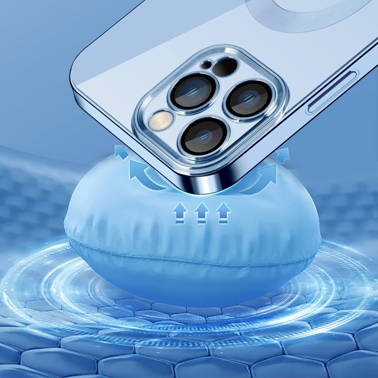 9D Electroplated Edge Len Film Clear PC + TPU Shockproof Case, For iPhone 11, For iPhone 11 Pro Max, For iPhone 12