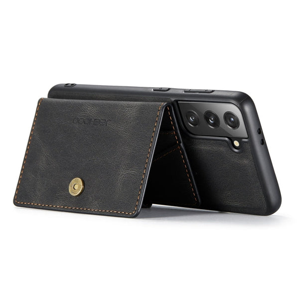 JEEHOOD Retro Magnetic Detachable Phone Case with Wallet & Card Slot & Holder, For Samsung Galaxy S22 5G, For Samsung Galaxy S22+ 5G, For Samsung Galaxy A33 5G, For Samsung Galaxy A53 5G