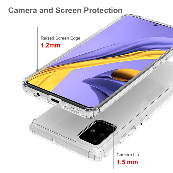 Scratchproof TPU + Acrylic Protective Case, For Galaxy A71, For Galaxy A30s / A50s, For Galaxy A51
