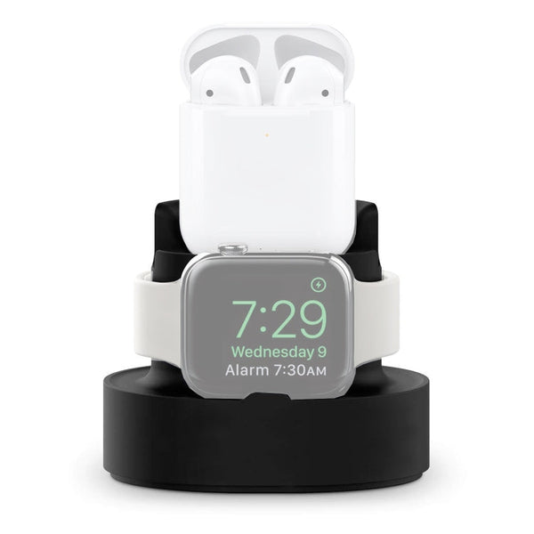 A001 3 In 1 Silicone Charging Holder for iPhone / iWatch / AirPods