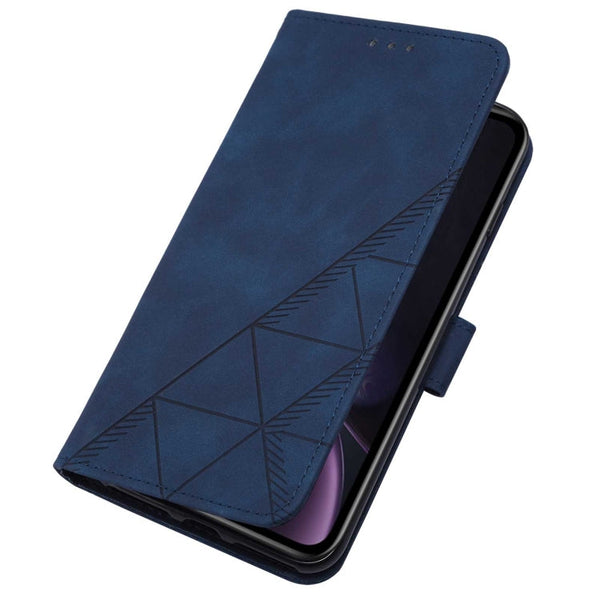 Crossbody 3D Embossed Flip Leather Phone Case