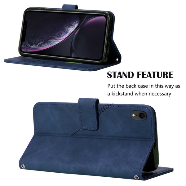 Crossbody 3D Embossed Flip Leather Phone Case