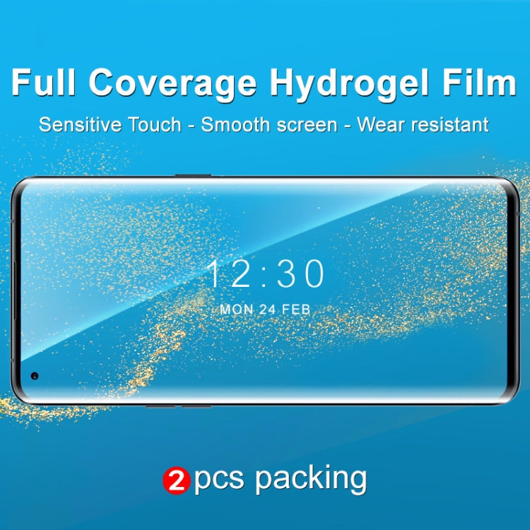 2 PCS IMAK Curved Full Screen Hydrogel Film Front Protector