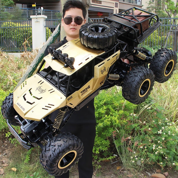 4WD Oversized Alloy Six Wheel Vehicle RC Car