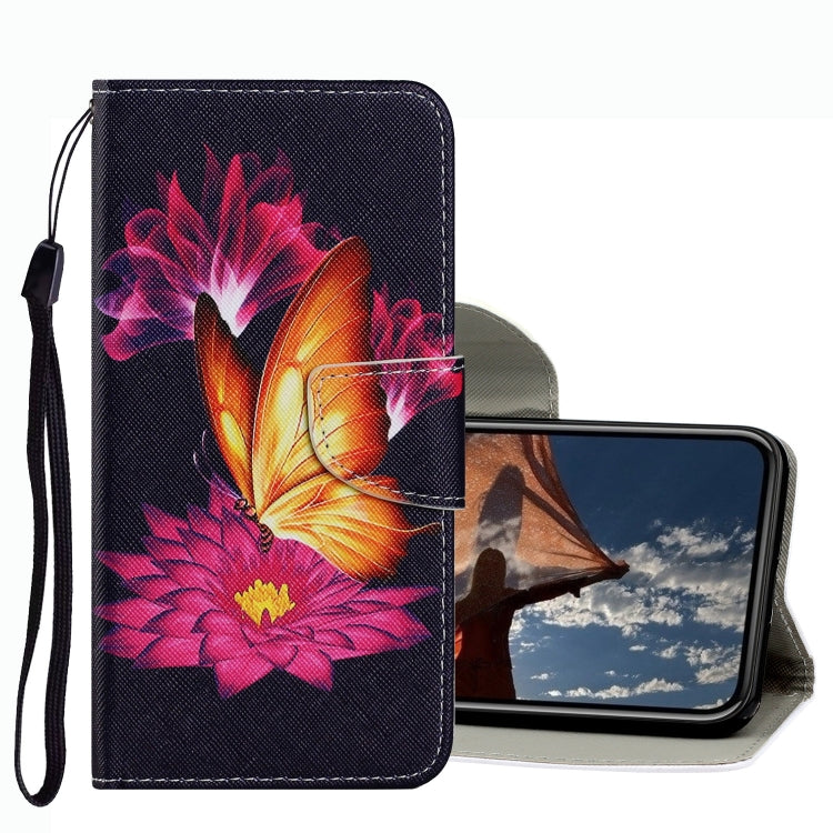 Coloured Drawing Pattern Leather Phone Case, For iPhone 13 Pro