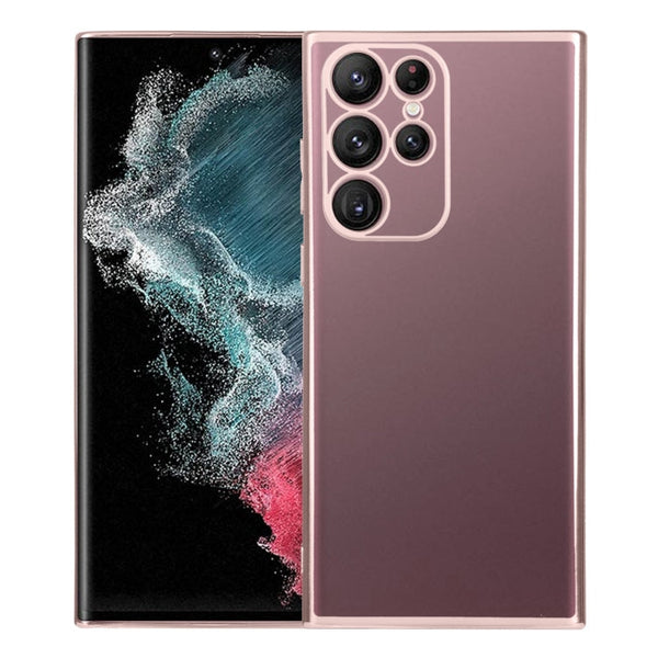 SULADA Electroplating Shockproof Ultra-thin TPU Phone Case, For Samsung Galaxy S22 5G, For Samsung Galaxy S22 Ultra 5G, For Samsung Galaxy S22+ 5G