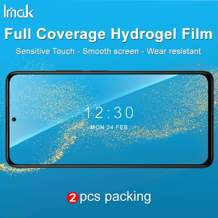 2 PCS IMAK Curved Full Screen Hydrogel Film Front Protector