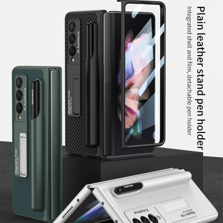 GKK Ultra-thin Shockproof Leather Protective Case with Holder & Pen Slots, For Samsung Galaxy Z Fold3 5G