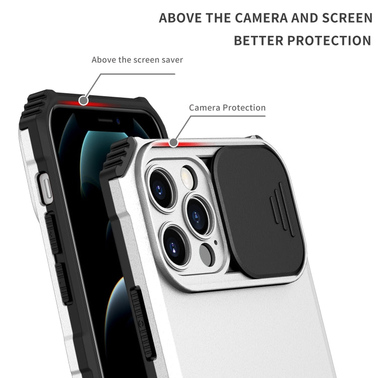 Stereoscopic Holder Sliding Camshield Phone Case, For iPhone 12 Pro Max, For iPhone 13 Pro, For iPhone 13 Pro Max