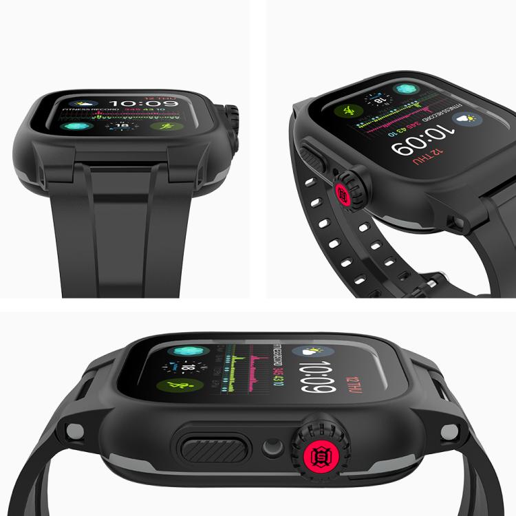 RedPepper TPU + PC + Silicone Waterproof Watch Case For Apple Watch Series 9 / 8 / 7 41mm