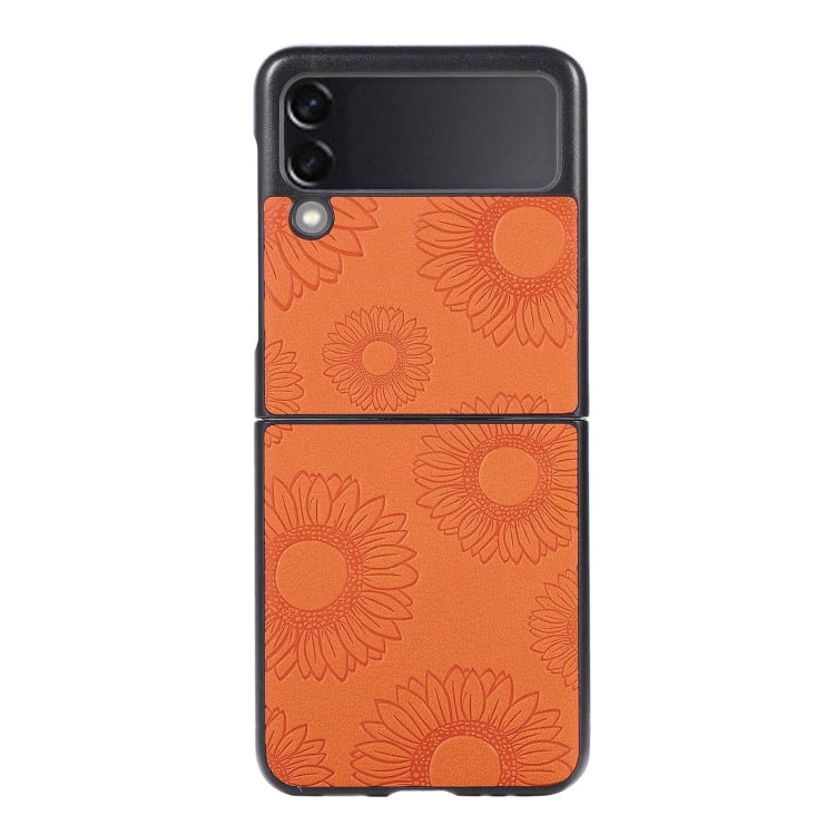 Sunflower Pattern PU+TPU+PC Shockproof Phone Case