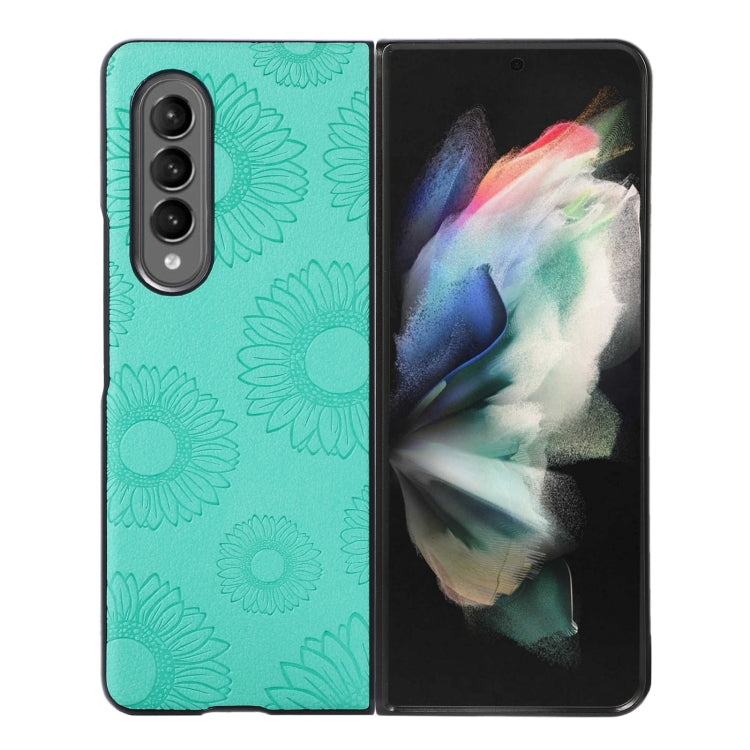 Sunflower Pattern PU+TPU+PC Shockproof Phone Case