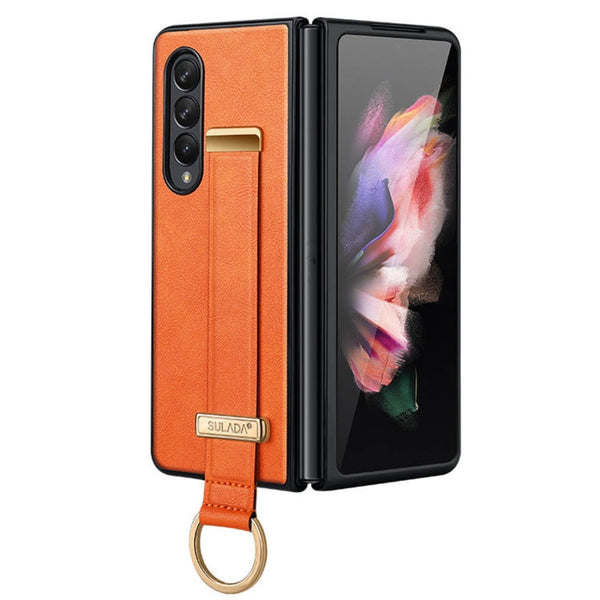 SULADA Cool Series PC + Leather Texture Skin Feel Shockproof Phone Case