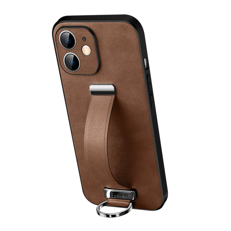 SULADA Cool Series PC + Leather Texture Skin Feel Shockproof Phone Case