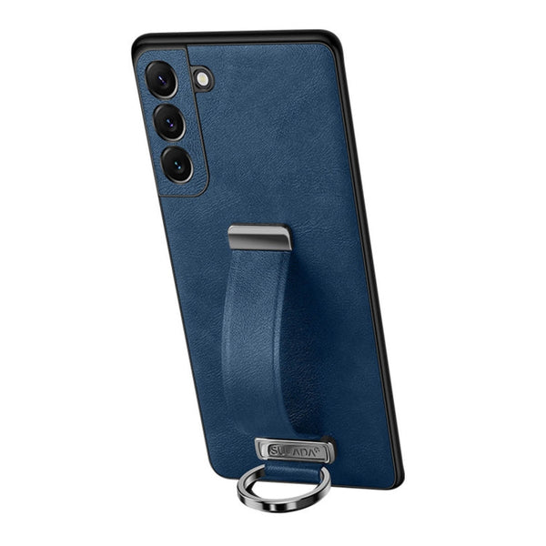 SULADA Cool Series PC + Leather Texture Skin Feel Shockproof Phone Case