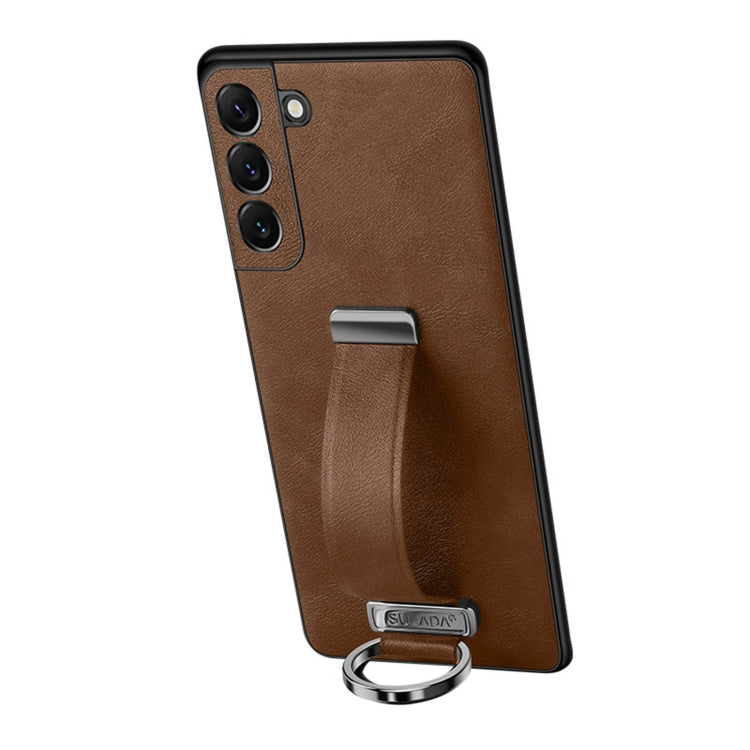 SULADA Cool Series PC + Leather Texture Skin Feel Shockproof Phone Case