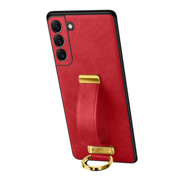 SULADA Cool Series PC + Leather Texture Skin Feel Shockproof Phone Case