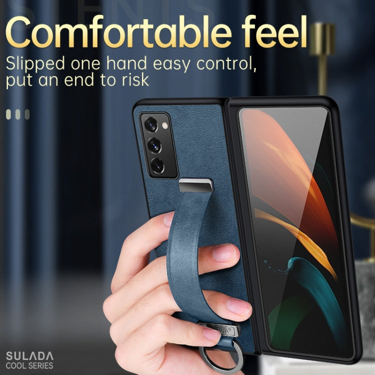 SULADA Cool Series PC + Leather Texture Skin Feel Shockproof Phone Case