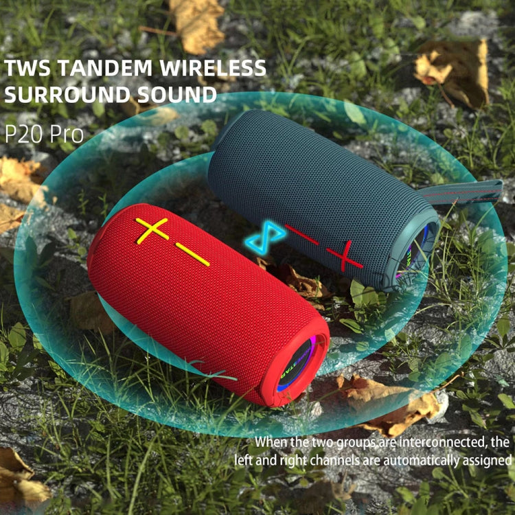HOPESTAR P20 Pro Waterproof Wireless Bluetooth Speaker, P20 Pro(Grey), P20 Pro(Blue), P20 Pro(Black), P20 Pro(Red)