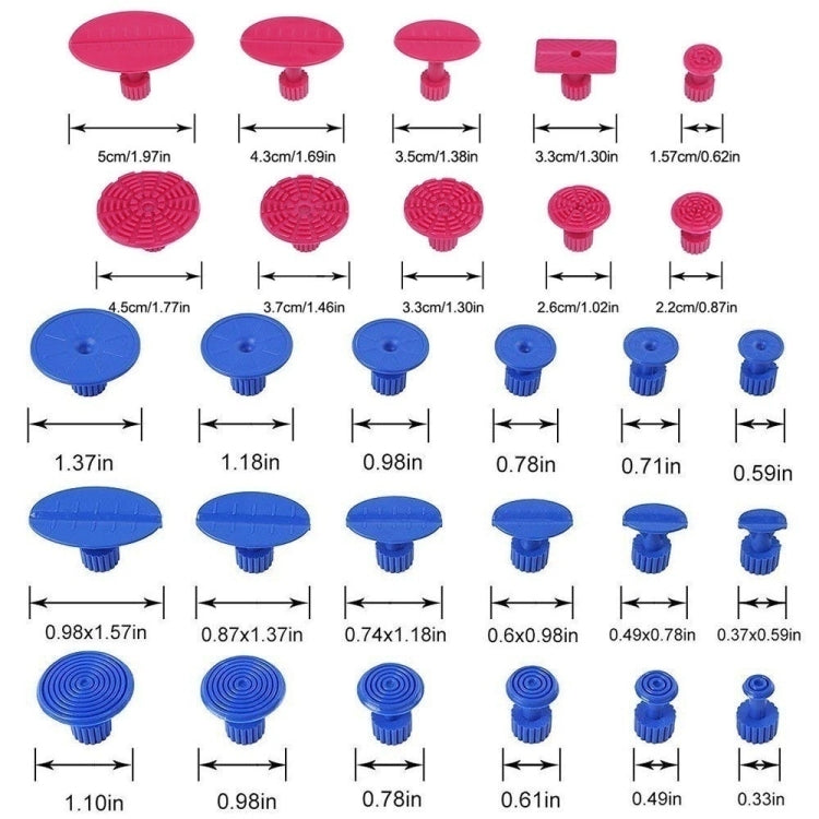D6 29 in 1 Car Paintless Dent Dings Repair Lifter Tools Kit, D6 29 in 1
