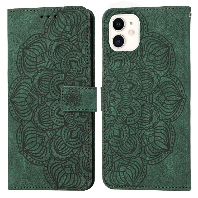 Mandala Embossed Flip Leather Phone Case, For iPhone 12 mini, For iPhone 12 / 12 Pro, For iPhone 12 Pro Max, For iPhone 11
