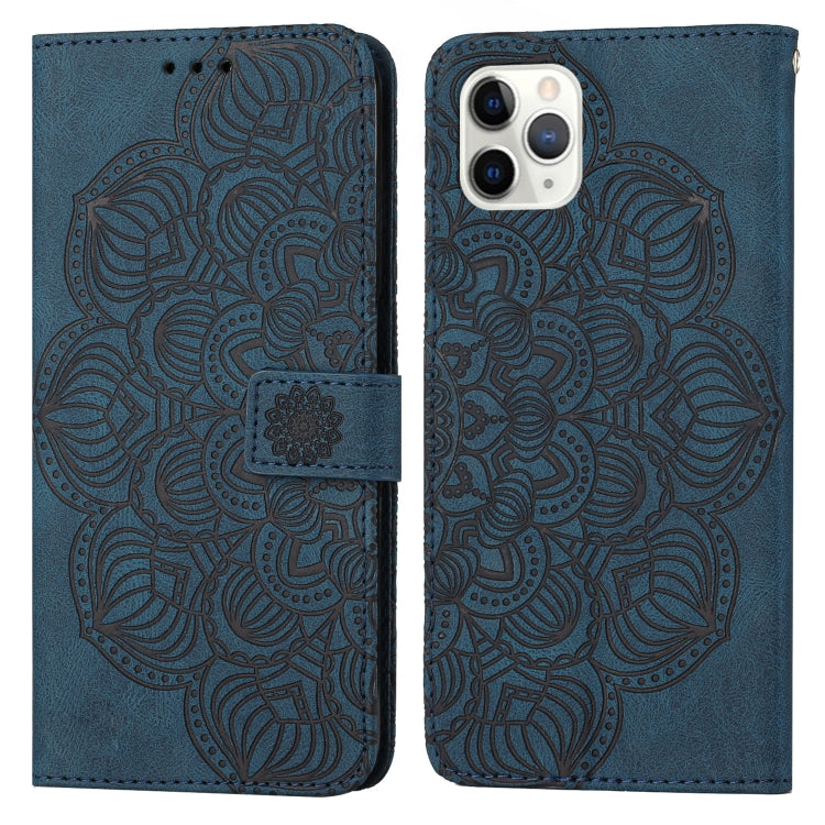 Mandala Embossed Flip Leather Phone Case, For iPhone 11 Pro, For iPhone 11 Pro Max, For iPhone X / XS, For iPhone XR