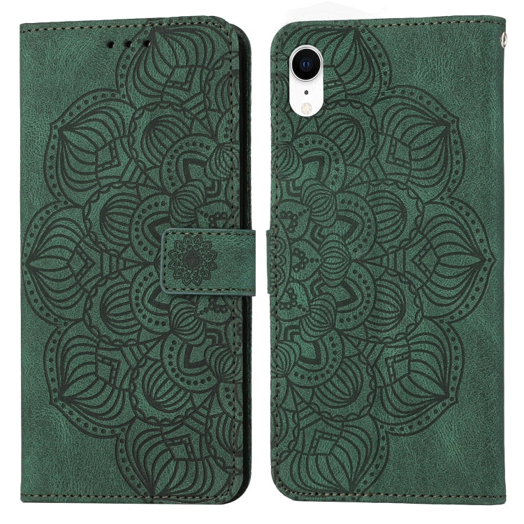Mandala Embossed Flip Leather Phone Case, For iPhone 11 Pro, For iPhone 11 Pro Max, For iPhone X / XS, For iPhone XR