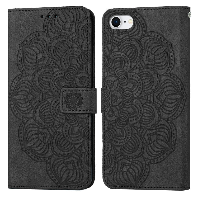 Mandala Embossed Flip Leather Phone Case, For iPhone XS Max, For iPhone SE 2022 / 2020 / 8 / 7, For iPhone 7 Plus / 8 Plus