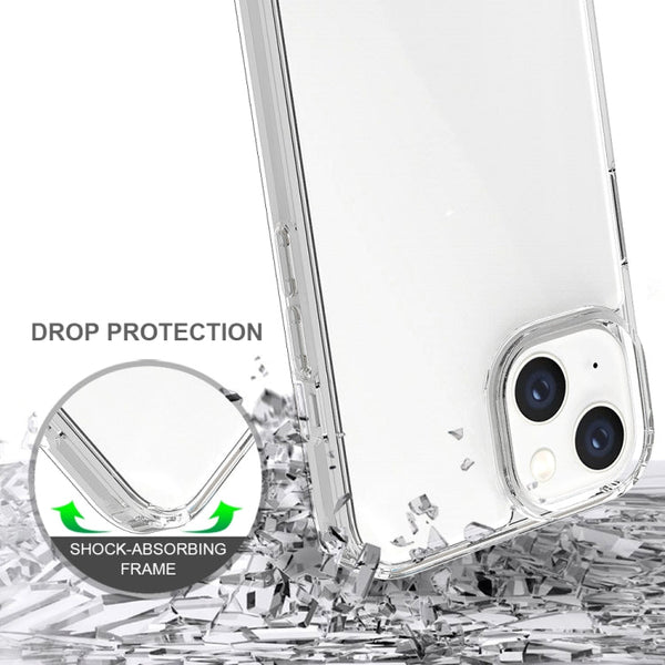 Shockproof Scratchproof TPU + Acrylic Phone Case, For iPhone 14, For iPhone 14 Plus, For iPhone 14 Pro, For iPhone 14 Pro Max