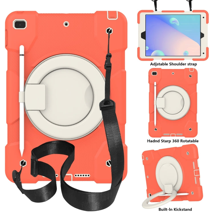 Silicone + PC Full Body Protection Tablet Case With Holder & Strap