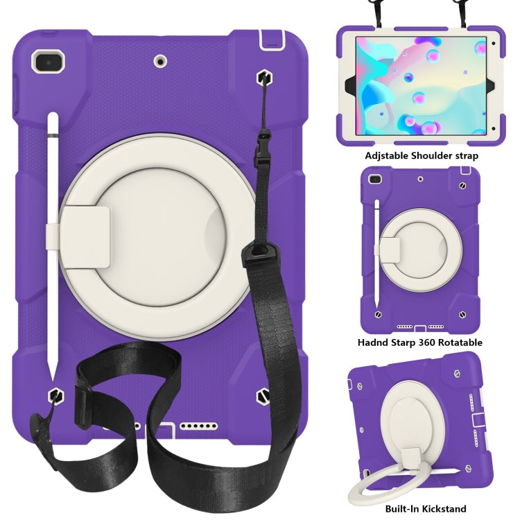 Silicone + PC Full Body Protection Tablet Case With Holder & Strap
