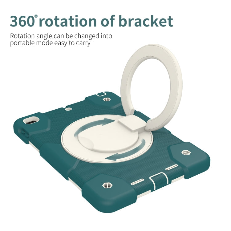 Silicone + PC Full Body Protection Tablet Case With Holder & Strap