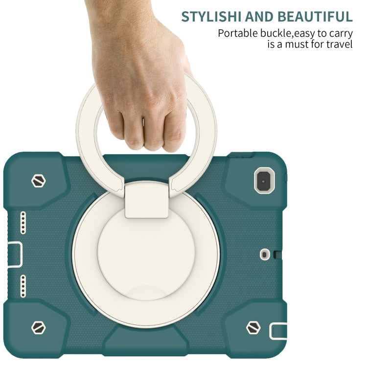 Silicone + PC Full Body Protection Tablet Case With Holder & Strap