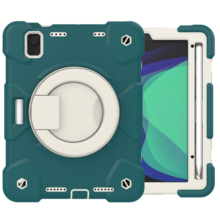 Silicone + PC Full Body Protection Tablet Case With Holder & Strap