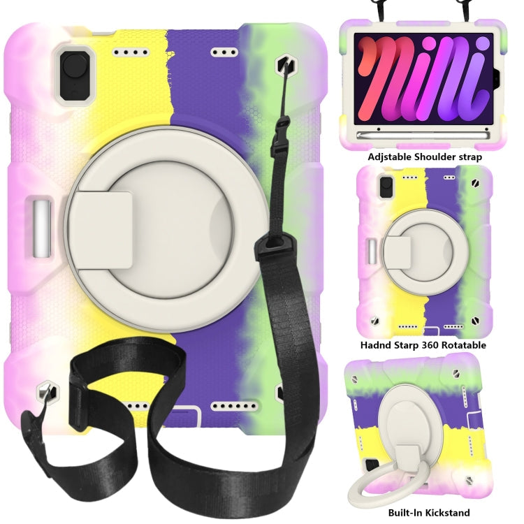 Silicone + PC Full Body Protection Tablet Case With Holder & Strap