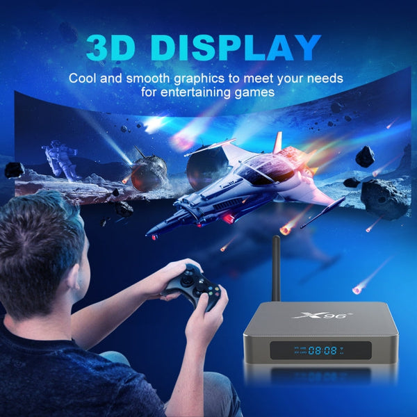 X96 X6 8K Smart TV BOX Android 11.0 Media Player, RK3566 Quad Core ARM Cortex A55, RAM: 8GB, ROM: 128GB