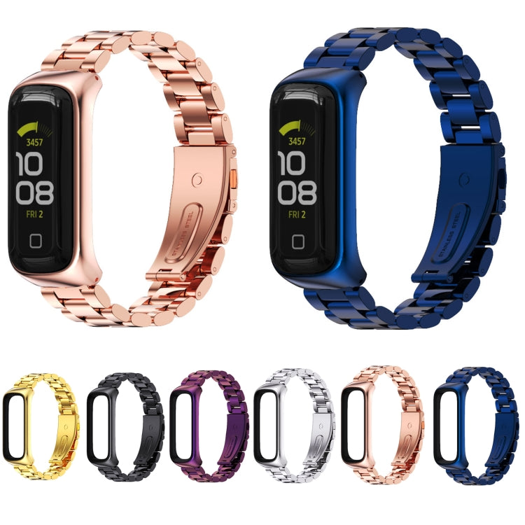 MIJOBS Three-bead Metal Stainless Steel Watch Band