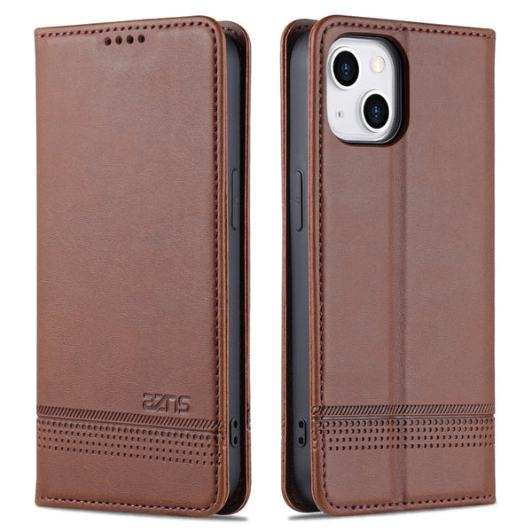 AZNS Magnetic Calf Texture Flip Leather Phone Case