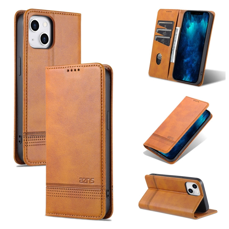 AZNS Magnetic Calf Texture Flip Leather Phone Case